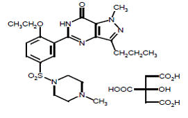 VIAGRA® （シルデナフィルのクエン酸塩）の構造方式の実例